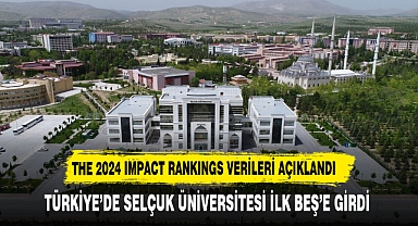 Selçuk Üniversitesi, THE 2024 Impact Rankings verilerine göre Türkiye’de ilk 5’te