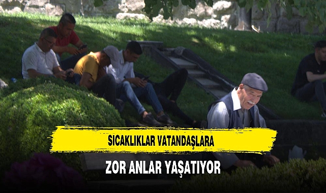 Sıcaklıklar Vatandaşlara Zor Anlar Yaşatıyor