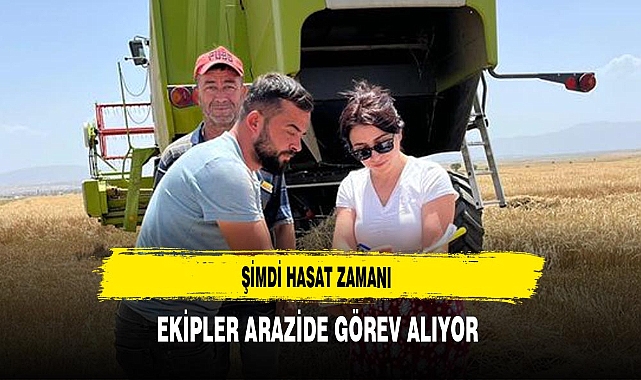 Şimdi Hasat Zamanı Ekipler Arazide Görev Alıyor
