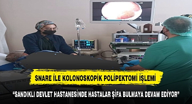 70 YAŞINDAKİ HASTAYA AFYON'DA BAŞARILI YENİ BİR YÖNTEM İLE BİR MÜDAHELE GERÇEKLEŞTİRİLDİ