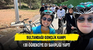 SULTANDAĞI GENÇLİK KAMPI 130 ÖĞRENCİYE EV SAHİPLİĞİ YAPTI