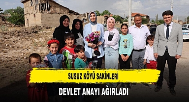 Susuz Köyü Sakinleri Devlet Anayı Ağırladı