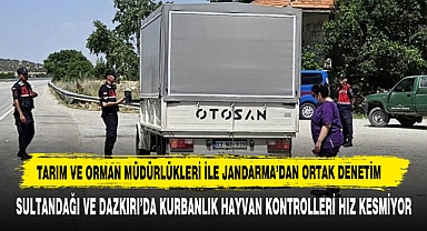 Tarım Ve Orman Müdürlükleri İle Jandarma’dan Ortak Denetim