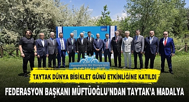 TAYTAK BİSİKLET GÜNÜ ETKİNLİĞİNE KATILDI