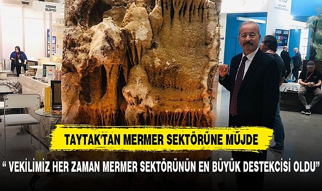 TAYTAK'TAN MERMER SEKTÖRÜNE MÜJDE