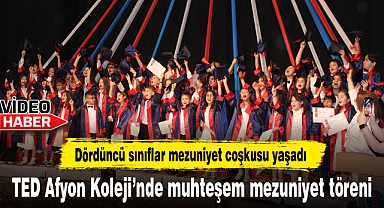 TED Afyon Koleji'nde muhteşem mezuniyet töreni