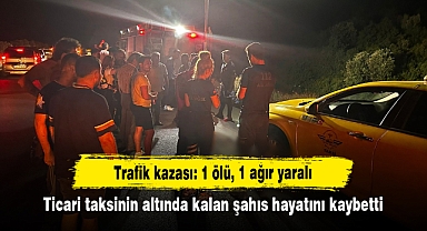 Trafik kazası: 1 ölü, 1 ağır yaralı