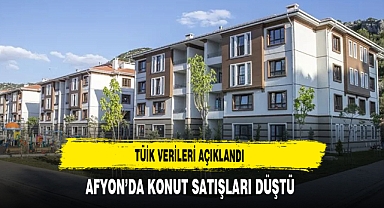 TÜİK Verilerini Açıkladı Afyon'da Konut Satışında Düşüş Yaşandı