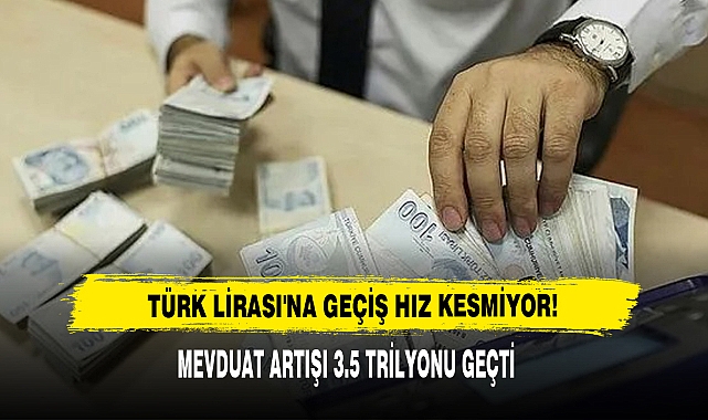 Türk Lirası'na Geçiş Hız Kesmiyor!