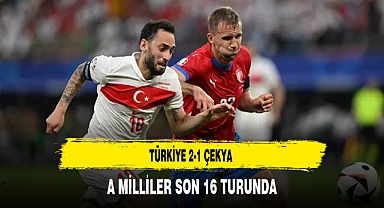 Türkiye 2-1 Çekya A Milliler Son 16 Turunda