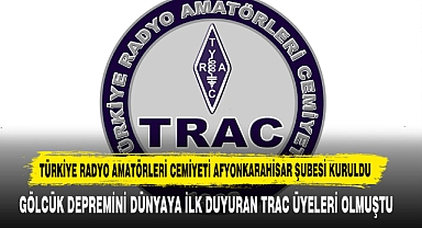 Türkiye Radyo Amatörleri Cemiyeti Afyonkarahisar Şubesi Kuruldu