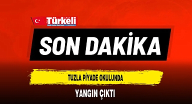 Tuzla Piyade Okulunda Yangın Çıktı