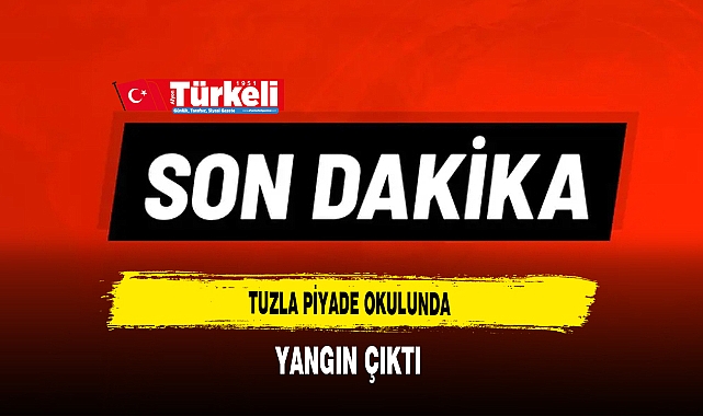 Tuzla Piyade Okulunda Yangın Çıktı