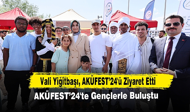 Vali Yiğitbaşı, AKÜFEST’24'te Gençlerle Buluştu