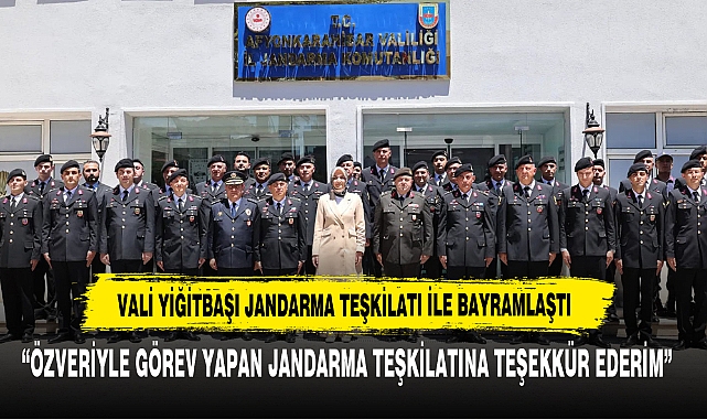 Vali Yiğitbaşı Jandarma Teşkilatı İle Bayramlaştı