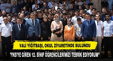 Vali Yiğitbaşı, Okul Ziyaretinde Bulundu