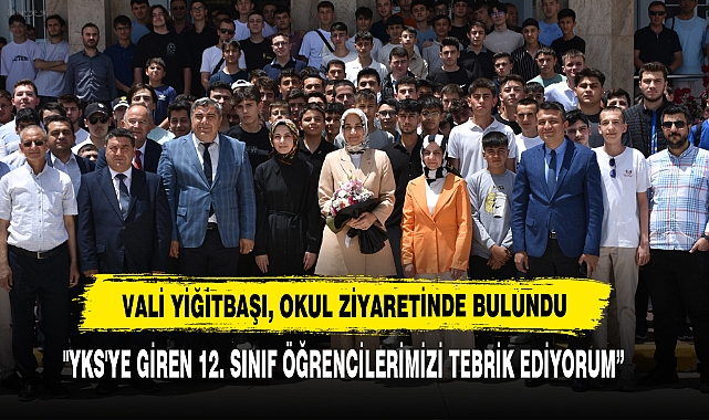 Vali Yiğitbaşı, Okul Ziyaretinde Bulundu