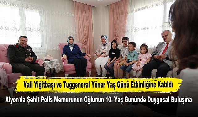 Vali Yiğitbaşı ve Tuğgeneral Yöner Yaş Günü Etkinliğine Katıldı