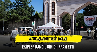 Vatandaşlardan Takdir Topladı Ekipler Kandil Simidi İkram Etti
