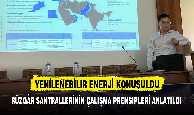 YENİLENEBİLİR ENERJİ KONUŞULDU