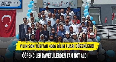Yılın Son TÜBİTAK 4006 Bilim Fuarı Düzenlendi