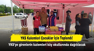 YKS Kalemleri Çocuklar İçin Toplandı! YKS’ye girenlerin kalemleri köy okullarında dağıtılacak