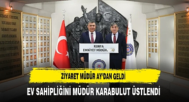 Ziyaret Müdür Ay’dan Geldi Ev Sahipliğini Müdür Karabulut Üstlendi