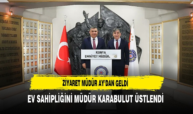 Ziyaret Müdür Ay’dan Geldi Ev Sahipliğini Müdür Karabulut Üstlendi