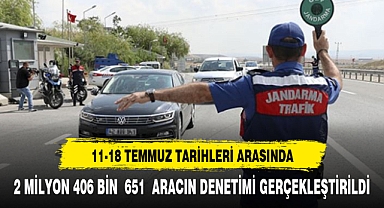 11-18 Temmuz 2024 tarihleri arasında rekor denetim