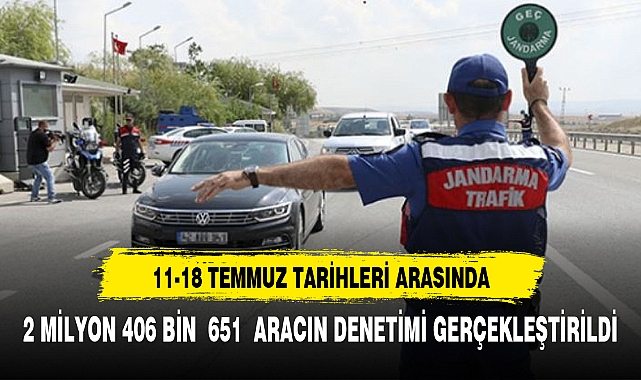 11-18 Temmuz 2024 tarihleri arasında rekor denetim