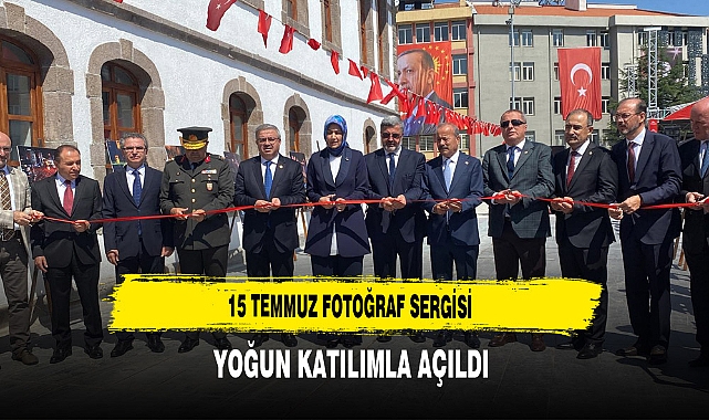 15 Temmuz Fotoğraf Sergisi Yoğun Katılımla Açıldı