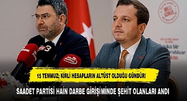 15 TEMMUZ; KİRLİ HESAPLARIN ALTÜST OLDUĞU GÜNDÜR!
