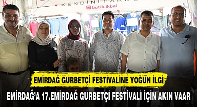 17. Emirdağ Gurbetçi Festivaline yoğun ilgi