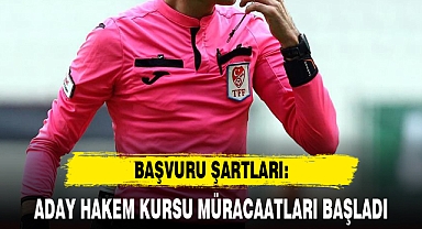 ADAY HAKEM KURSU MÜRACAATLARI BAŞLADI