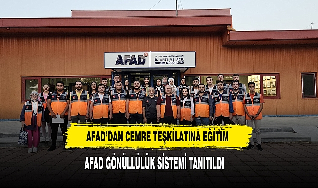 AFAD’dan Cemre Teşkilatına Eğitim