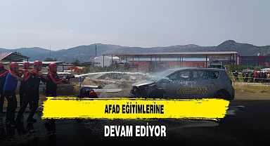 AFAD Eğitimlerine Devam Ediyor