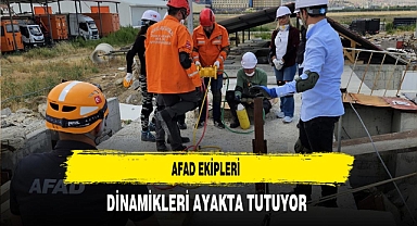 AFAD Ekipleri Dinamikleri Ayakta Tutuyor