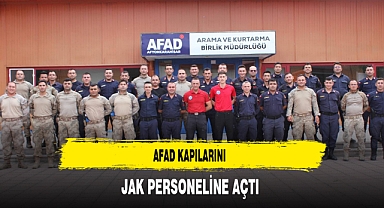 AFAD Kapılarını JAK Personeline Açtı