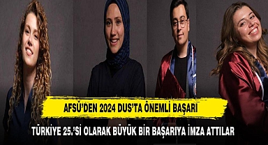 AFSÜ Mezunlarından 2024 Diş Hekimliğinde Uzmanlık Eğitimi Giriş Sınavında Önemli Başarı
