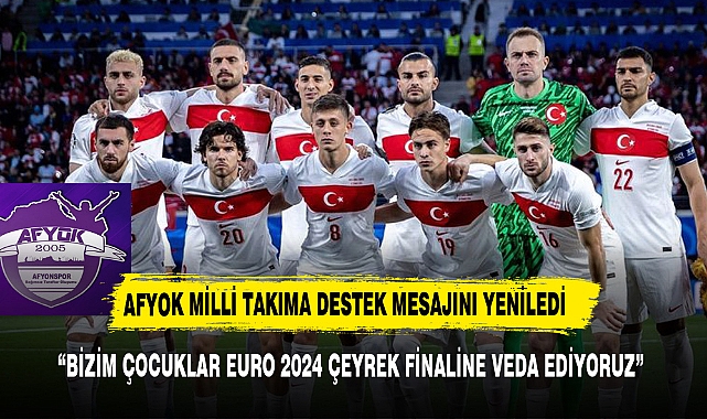 AFYOK, Milli Takımın Yanında