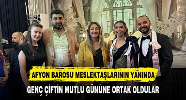 AFYON BAROSU MESLEKTAŞLARINI MUTLU GÜNÜNDE YALNIZ BIRAKMADI