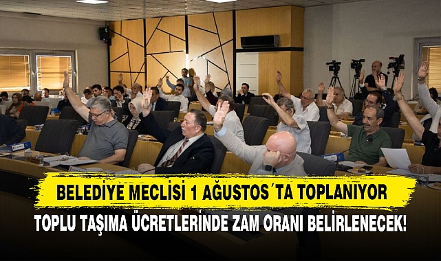 Afyon Belediye Meclisi 1 Ağustos´ta Toplanıyor  