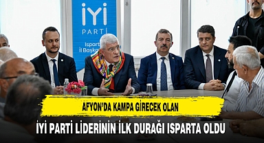 Afyon'da Kampa Girecek Olan İYİ Parti Liderinin İlk Durağı Isparta Oldu