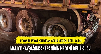 AFYON'DA PANİK YARATAN SES İLE İLGİLİ AÇIKLAMA