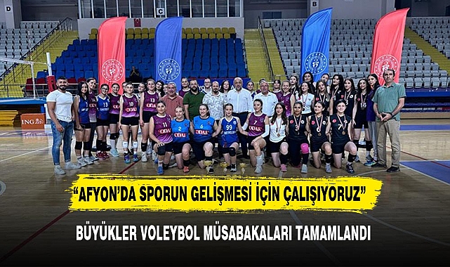 "AFYON'DA SPORUN GELİŞMESİ İÇİN ELİMİZDEN GELENİ YAPIYORUZ"