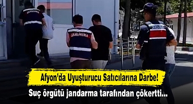Afyon'da Uyuşturucu Satıcılarına Darbe!