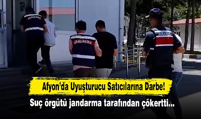 Afyon'da Uyuşturucu Satıcılarına Darbe!