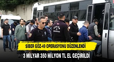 AFYON EMNİYET MÜDÜRLÜĞÜNÜN KATILIMIYLA 29 İLDE DEV OPERASYON