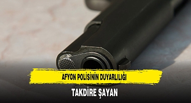 Afyon Polisinin Duyarlılığı Takdire Şayan