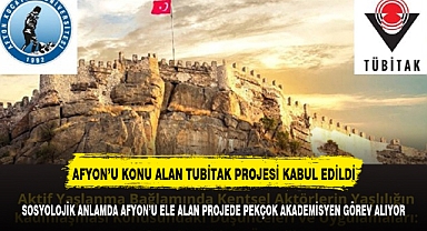 AFYON'U ÖRNEKLEM ALAN TÜBİTAK ARDEP-3005 PROJESİ KABUL EDİLDİ